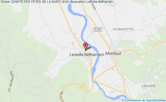 plan association Comite Des Fetes De La Saint-jean Lestelle-Bétharram