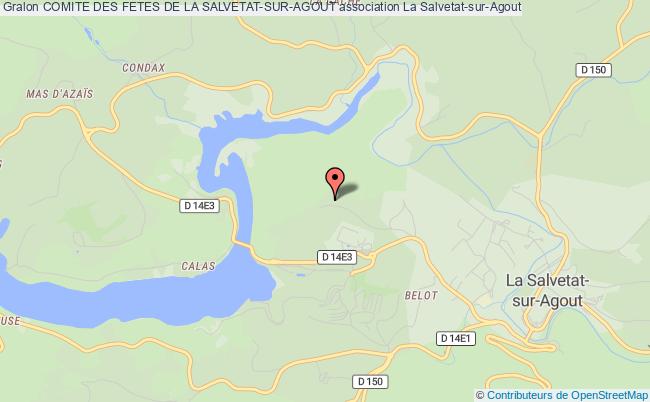 plan association Comite Des Fetes De La Salvetat-sur-agout La Salvetat-sur-Agout