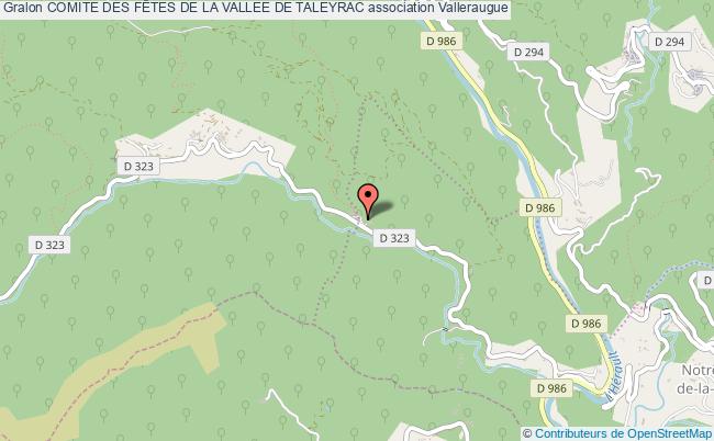 plan association Comite Des FÊtes De La Vallee De Taleyrac Valleraugue