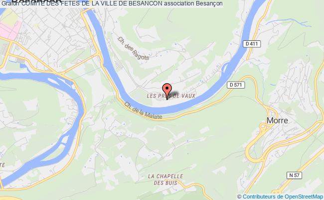 plan association Comite Des Fetes De La Ville De Besancon Besançon