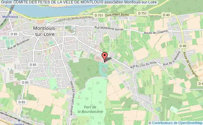 plan association Comite Des Fetes De La Ville De Montlouis Montlouis-sur-Loire
