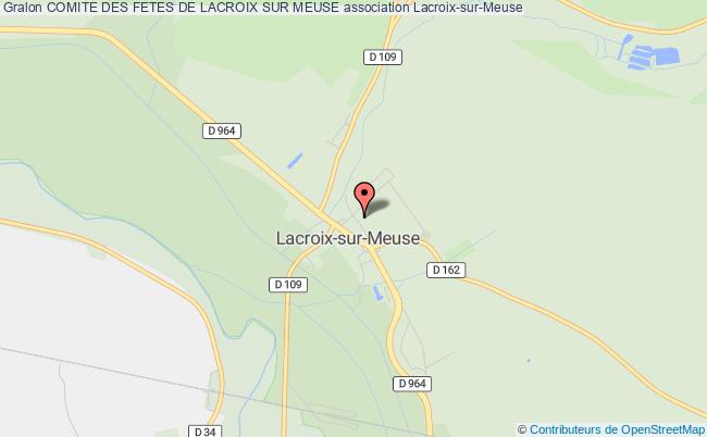 plan association Comite Des Fetes De Lacroix Sur Meuse Lacroix-sur-Meuse