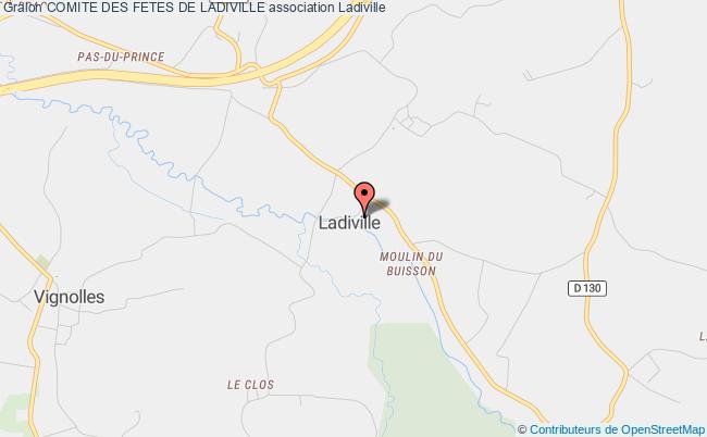 plan association Comite Des Fetes De Ladiville Ladiville