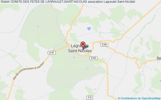 plan association Comite Des Fetes De Lagraulet-saint-nicolas Lagraulet-Saint-Nicolas