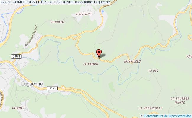 plan association Comite Des Fetes De Laguenne Laguenne-sur-Avalouze