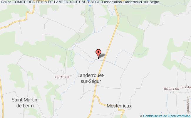 plan association Comite Des Fetes De Landerrouet-sur-segur Landerrouet-sur-Ségur