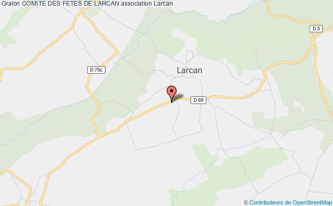 plan association Comite Des Fetes De Larcan Larcan