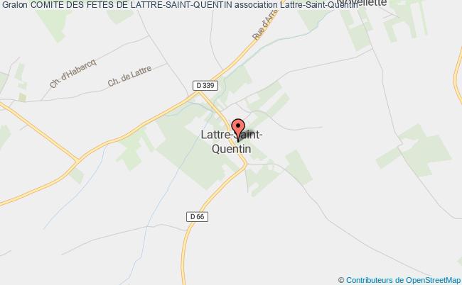 plan association Comite Des Fetes De Lattre-saint-quentin Lattre-Saint-Quentin