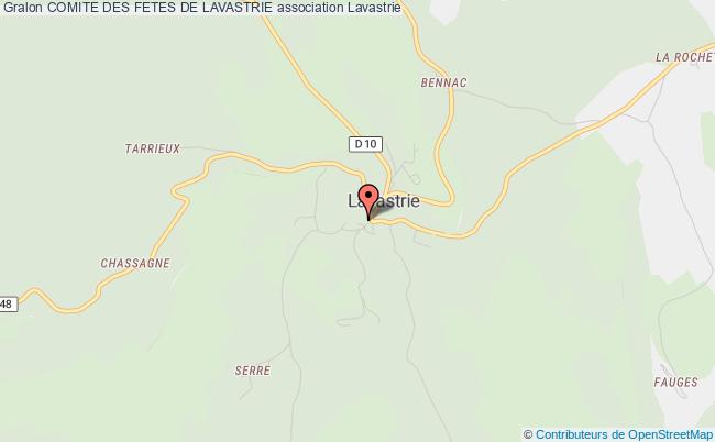 COMITE DES FETES DE LAVASTRIE