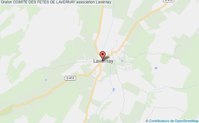 plan association Comite Des Fetes De Lavernay Lavernay
