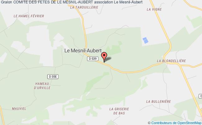plan association Comite Des Fetes De Le Mesnil-aubert Le    Mesnil-Aubert