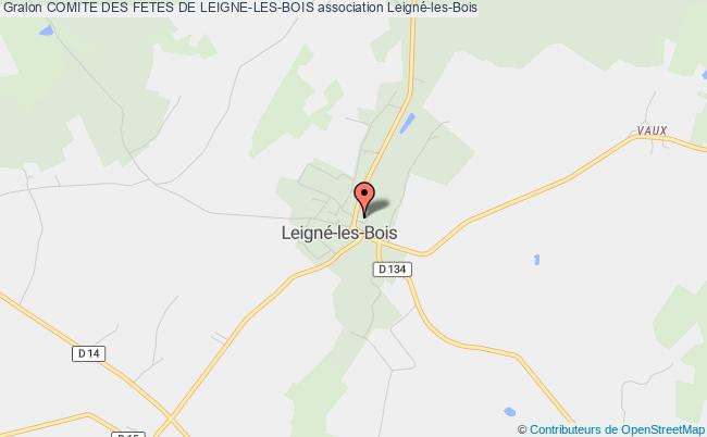 plan association Comite Des Fetes De Leigne-les-bois Leigné-les-Bois