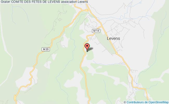 plan association Comite Des Fetes De Levens Levens