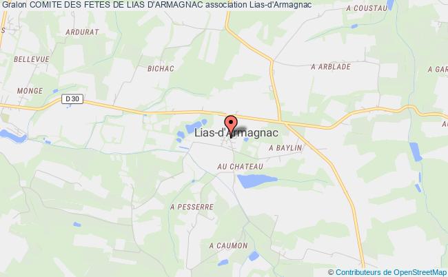 plan association Comite Des Fetes De Lias D'armagnac Lias-d'Armagnac