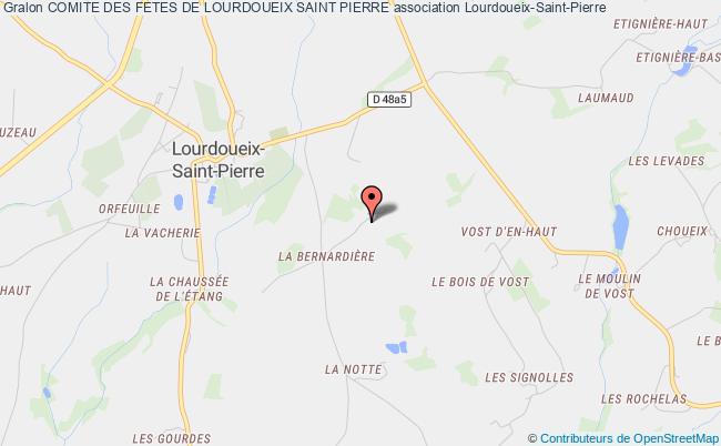 plan association Comite Des Fetes De Lourdoueix Saint Pierre Lourdoueix-Saint-Pierre