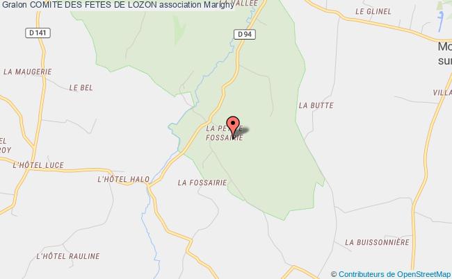 plan association Comite Des Fetes De Lozon Marigny-Le-Lozon