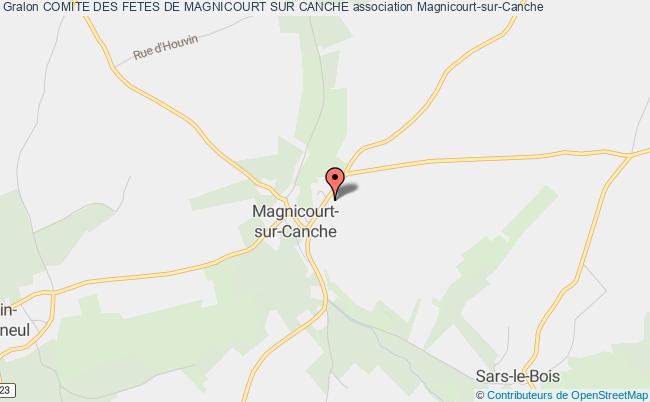 plan association Comite Des Fetes De Magnicourt Sur Canche Magnicourt-sur-Canche