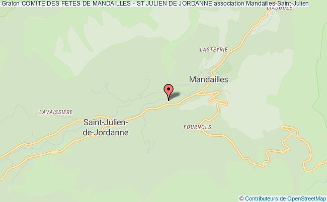 plan association Comite Des Fetes De Mandailles - St Julien De Jordanne Mandailles-Saint-Julien