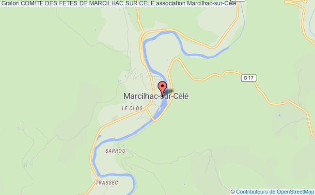 plan association Comite Des Fetes De Marcilhac Sur Cele Marcilhac-sur-Célé