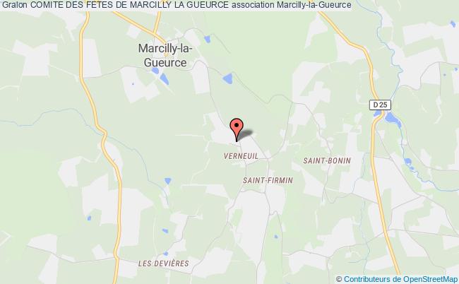 plan association Comite Des Fetes De Marcilly La Gueurce Marcilly-la-Gueurce