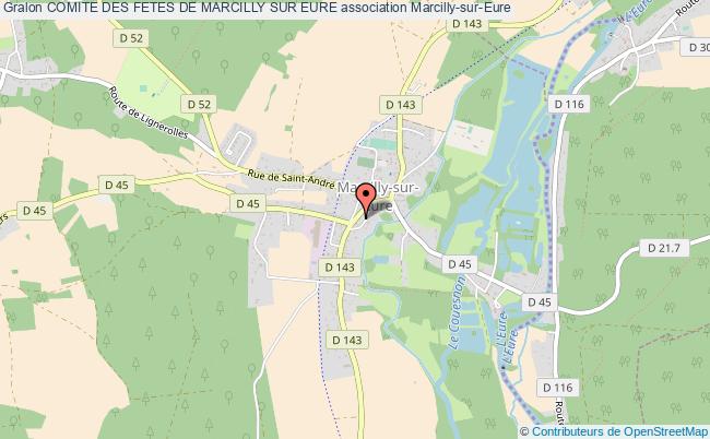 plan association Comite Des Fetes De Marcilly Sur Eure Marcilly-sur-Eure