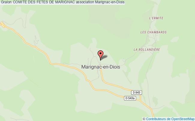 plan association Comite Des Fetes De Marignac Marignac-en-Diois