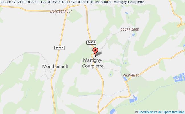 plan association Comite Des Fetes De Martigny-courpierre Martigny-Courpierre