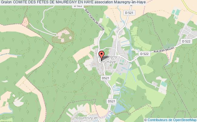 plan association Comite Des FÊtes De Mauregny En Haye Mauregny-en-Haye