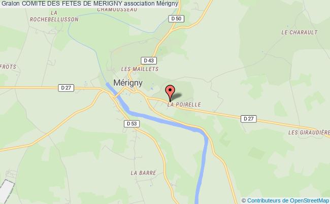 plan association Comite Des Fetes De Merigny Mérigny