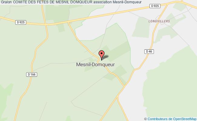 plan association Comite Des Fetes De Mesnil Domqueur Mesnil-Domqueur