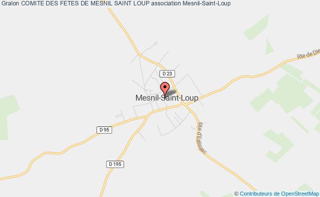 plan association Comite Des Fetes De Mesnil Saint Loup Mesnil-Saint-Loup