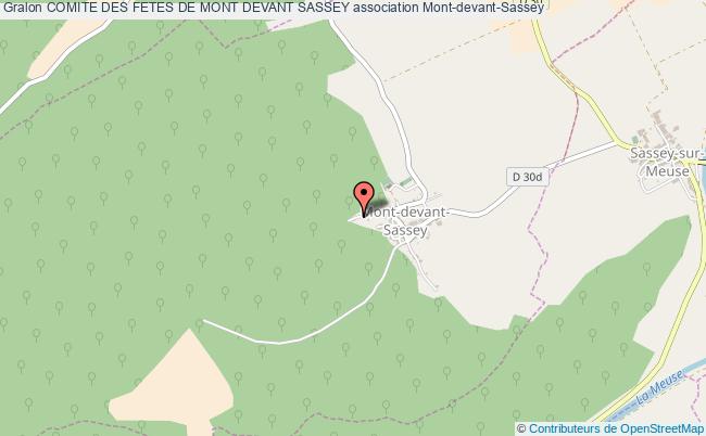 plan association Comite Des Fetes De Mont Devant Sassey Mont-devant-Sassey
