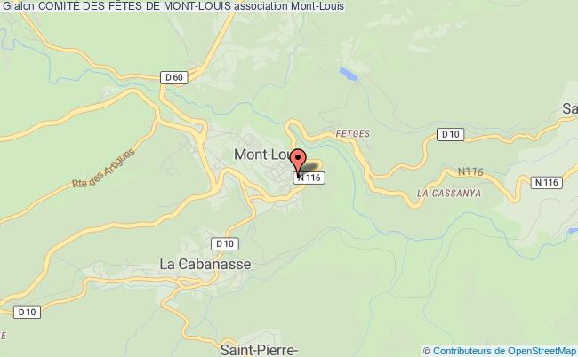 plan association ComitÉ Des FÊtes De Mont-louis Mont-Louis