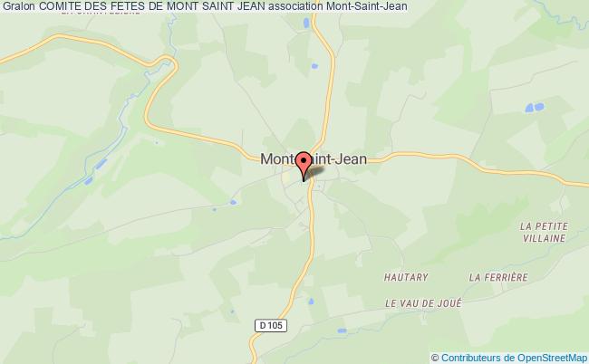 plan association Comite Des Fetes De Mont Saint Jean Mont-Saint-Jean