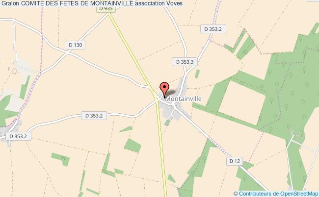 plan association Comite Des Fetes De Montainville Montainville