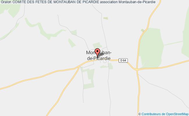 plan association Comite Des Fetes De Montauban De Picardie Montauban-de-Picardie