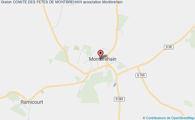 plan association Comite Des Fetes De Montbrehain Montbrehain