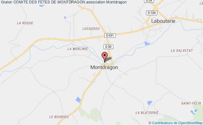plan association Comite Des Fetes De Montdragon Montdragon