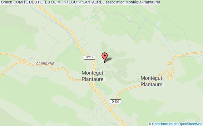plan association Comite Des Fetes De Montegut-plantaurel Montégut-Plantaurel