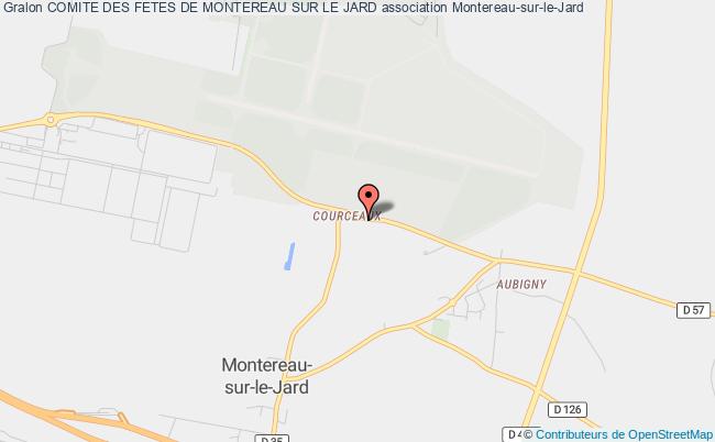 plan association Comite Des Fetes De Montereau Sur Le Jard Montereau-sur-le-Jard