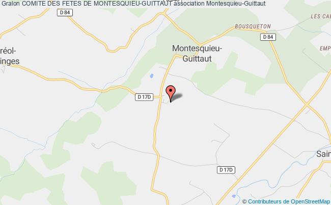 plan association Comite Des Fetes De Montesquieu-guittaut Montesquieu-Guittaut