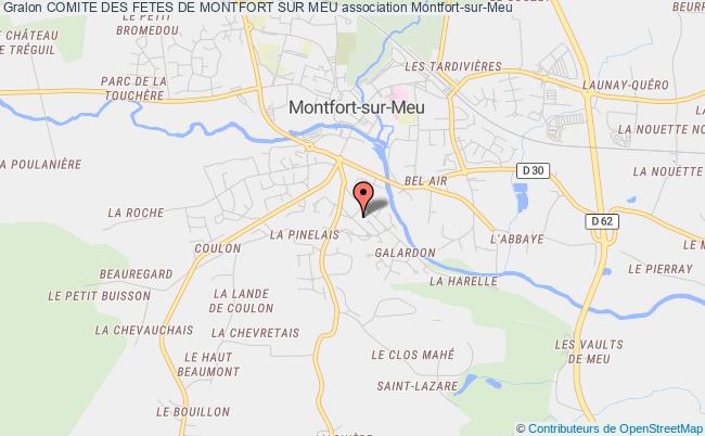 plan association Comite Des Fetes De Montfort Sur Meu Montfort-sur-Meu