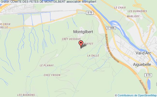 plan association Comite Des Fetes De Montgilbert Montgilbert