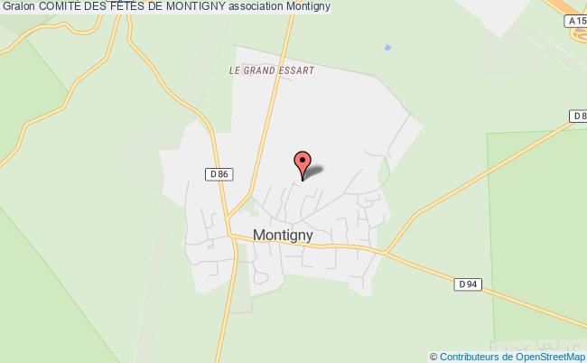 plan association ComitÉ Des FÊtes De Montigny Montigny
