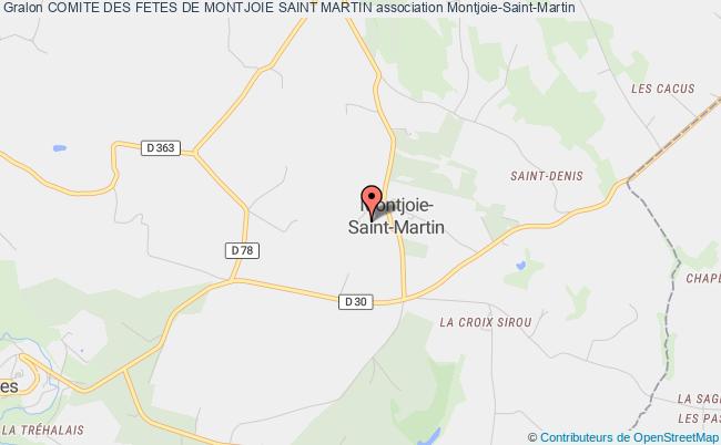 plan association Comite Des Fetes De Montjoie Saint Martin Montjoie-Saint-Martin