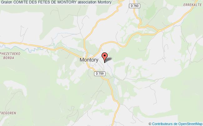plan association Comite Des Fetes De Montory Montory