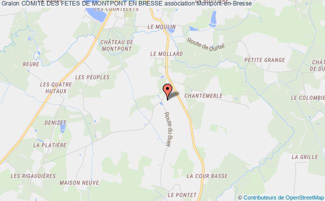 plan association Comite Des Fetes De Montpont En Bresse Montpont-en-Bresse
