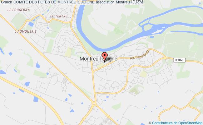 plan association Comite Des Fetes De Montreuil Juigne Montreuil-Juigné