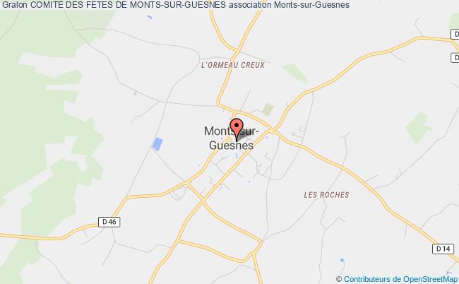 plan association Comite Des Fetes De Monts-sur-guesnes Monts-sur-Guesnes