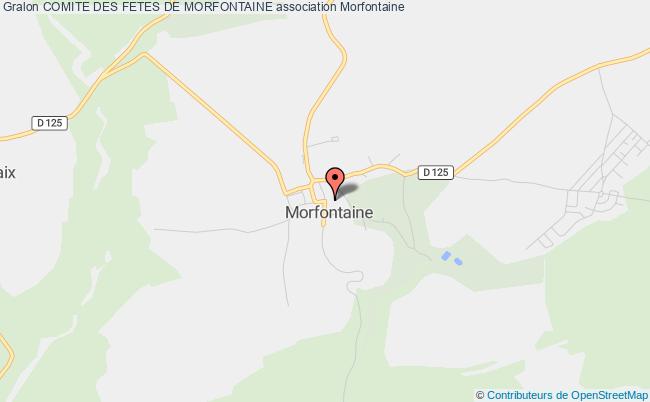 plan association Comite Des Fetes De Morfontaine Morfontaine